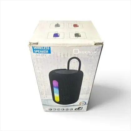 SH-319 Portable Wireless Speaker with RGB Light - Buy Online Sri Lanka